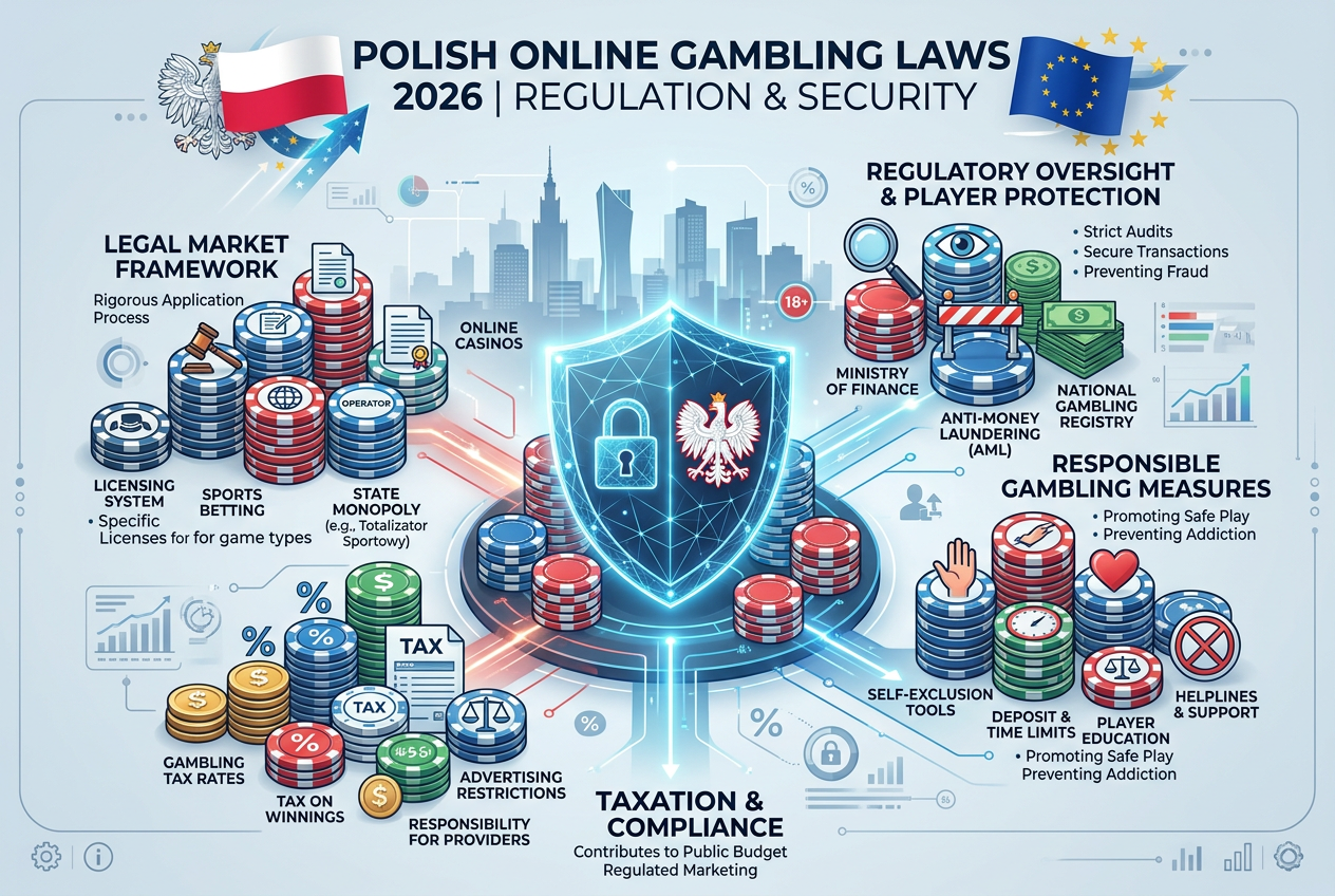 Legalne kasyno online w Polsce 2026 - zestawienie elementów bezpieczeństwa